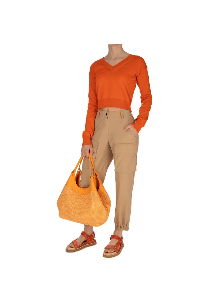 SAVE THE DUCK | PANTALONI RETY18 GOSY MARRONE Ultimi tre giorni