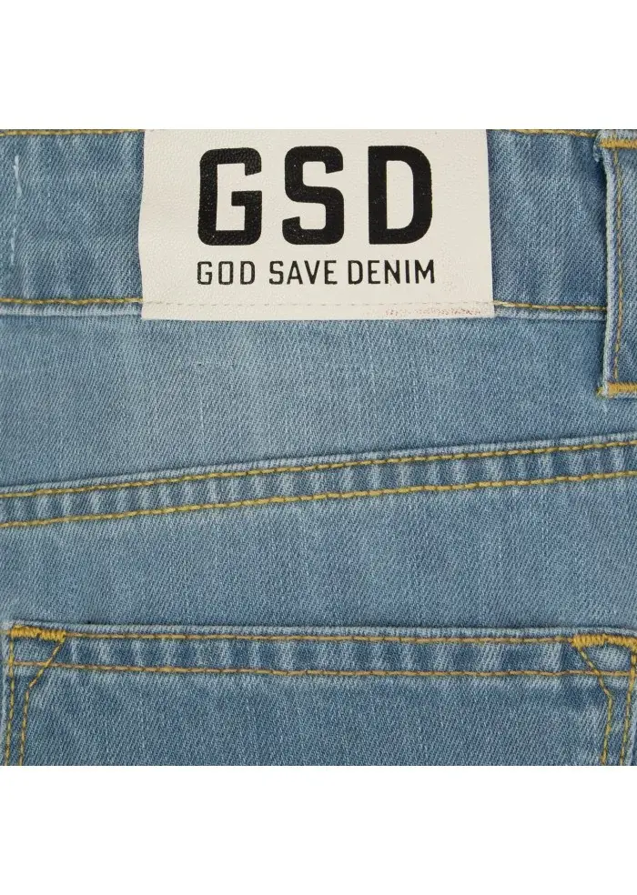 GOD SAVE DENIM | SHORTS DENIM IRIS AZZURRO Ultimi due giorni