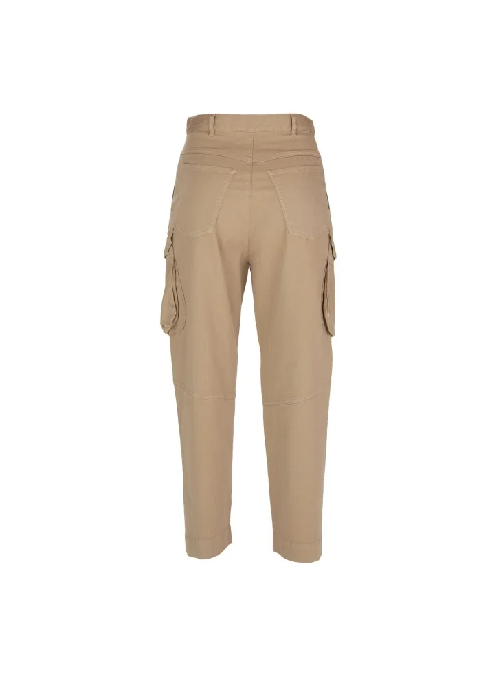 SEMICOUTURE | PANTALONI CARGO BEIGE Promozione temporanea