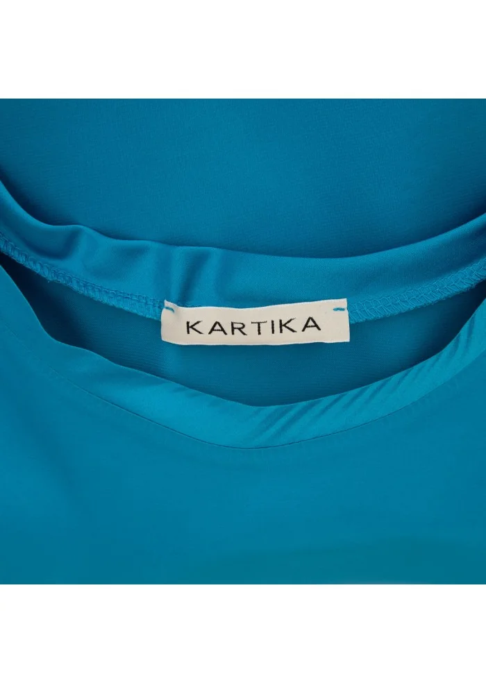 KARTIKA | CAMICIA MANICHE AMPIE ACQUA MARINA Solo un giorno rimasto