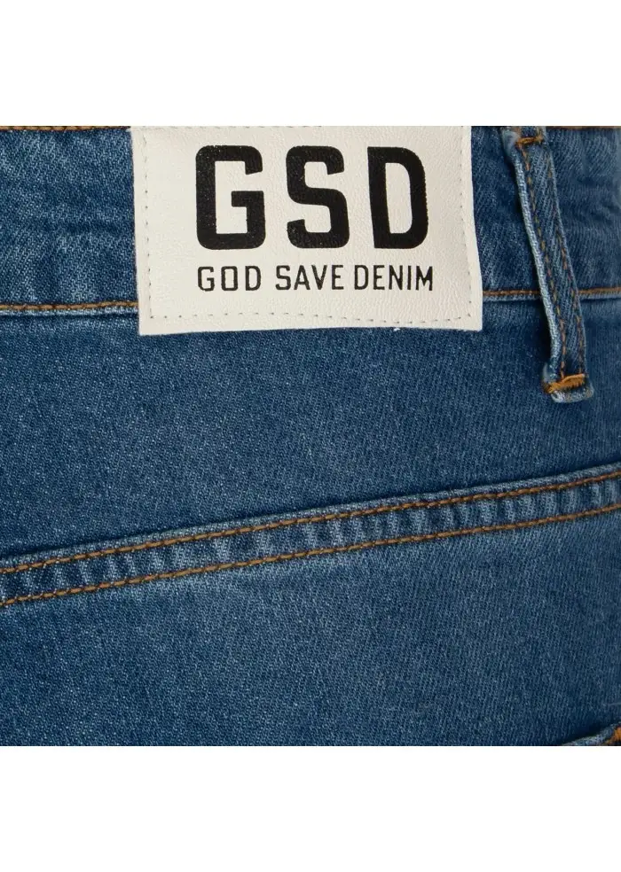 GOD SAVE DENIM | SHORTS ARES BLU JEANS Officina