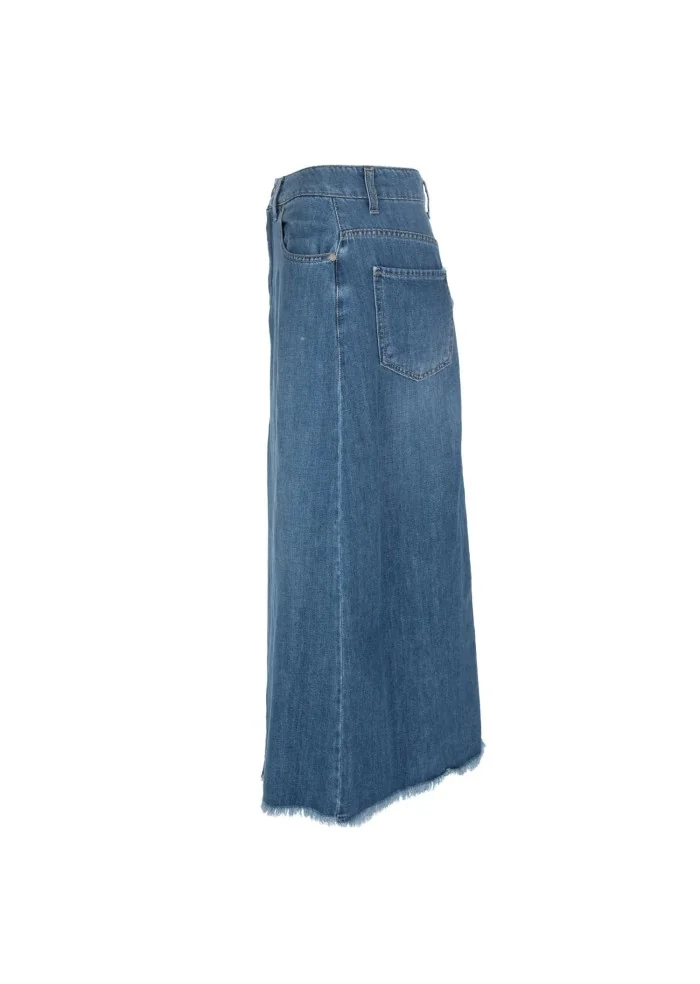 KARTIKA | GONNA MIDI DENIM BLU Esporta salva