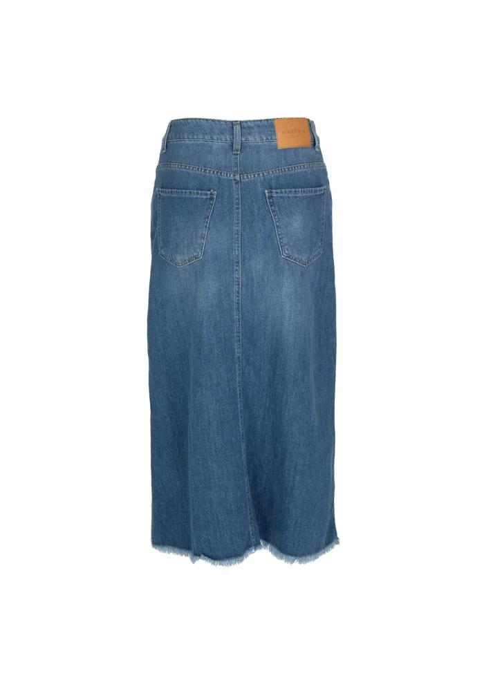 KARTIKA | GONNA MIDI DENIM BLU Esporta salva