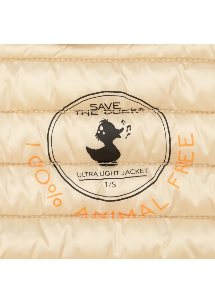 SAVE THE DUCK | GILET IRIS18 ARABELLA BEIGE 50% di sconto per tempo limitato
