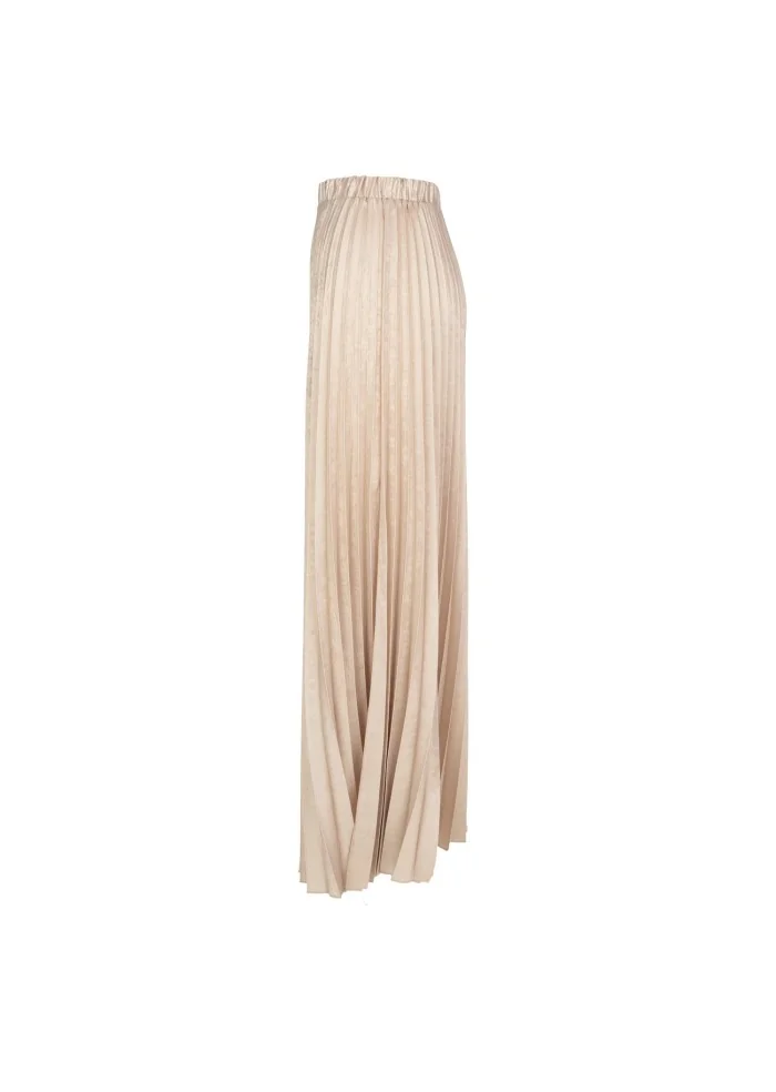 KARTIKA | GONNA MIDI PLISSETTATA BEIGE Italy