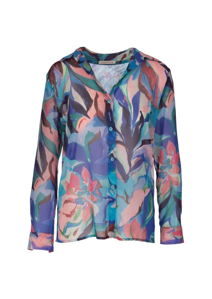 KARTIKA | CAMICIA FLOREALE MULTICOLOR Nuovo
