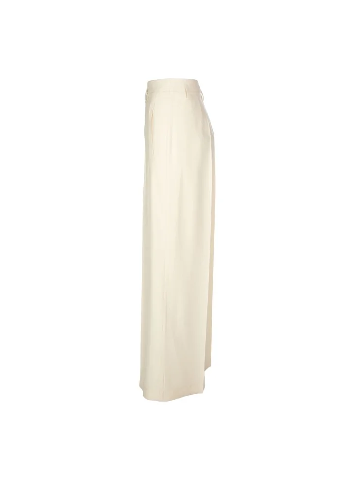 KARTIKA | PANTALONI A PALAZZO CREMA Qualità