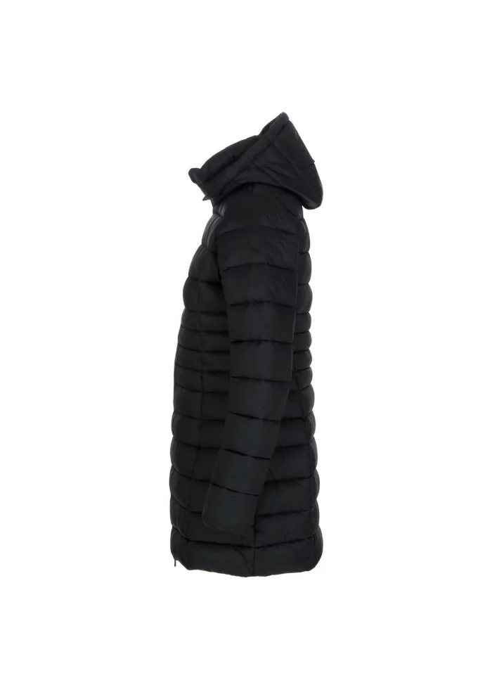 SAVE THE DUCK | PIUMINO CON CAPPUCCIO IRIS17 REESE NERO Consegna Veloce