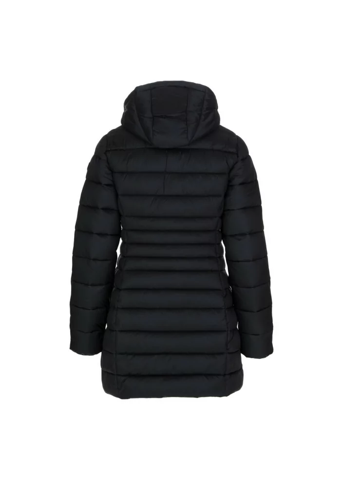 SAVE THE DUCK | PIUMINO CON CAPPUCCIO IRIS17 REESE NERO Consegna Veloce
