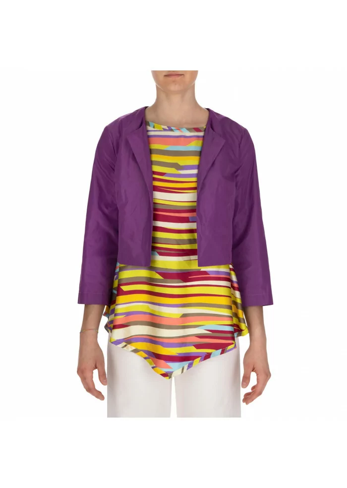 KARTIKA | BOLERO LUCIDO VIOLA Fino Al -60%