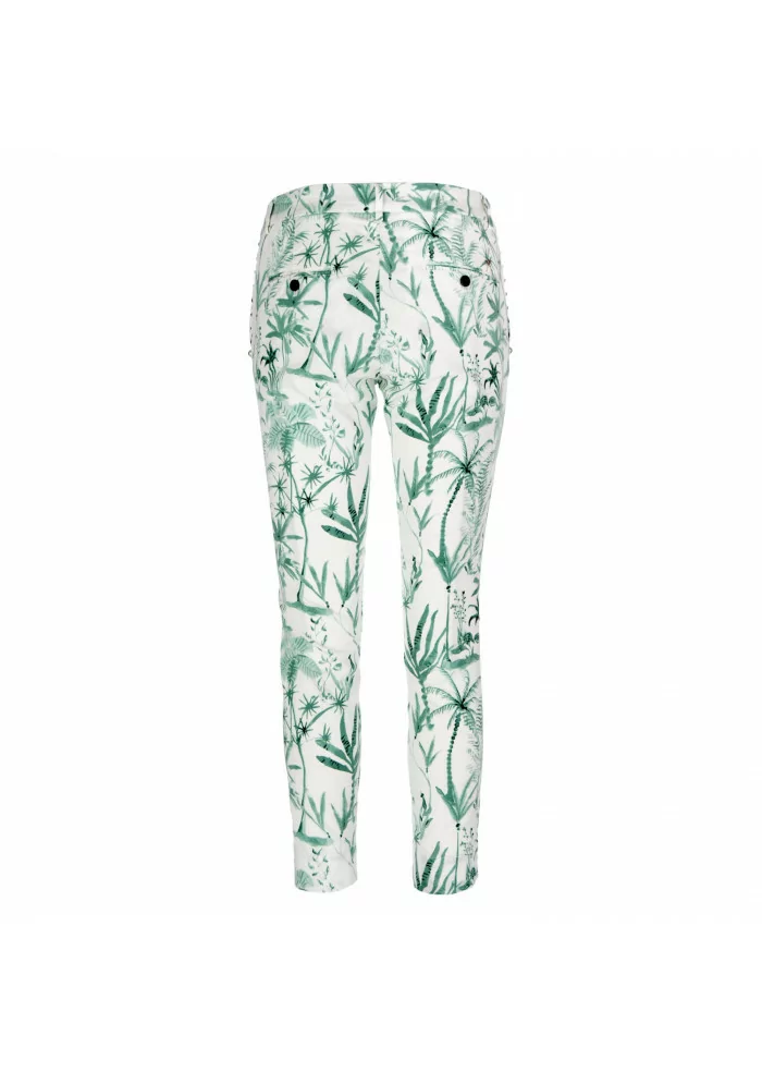 MASON'S | PANTALONI JAQUELINE CAPRI BIANCO VERDE Affare Del Giorno