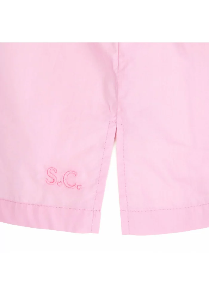 SEMICOUTURE | CAMICIA COTONE RICAMO ROSA Prezzo Ridotto