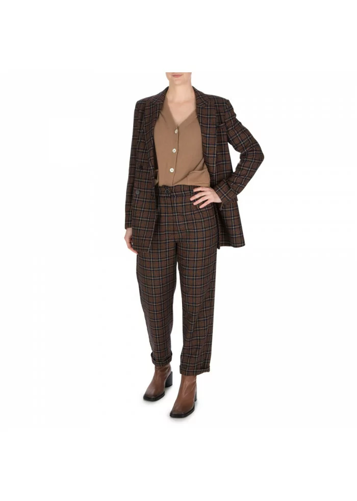 SOLOTRE | PANTALONI LANA MARRONE Sconto