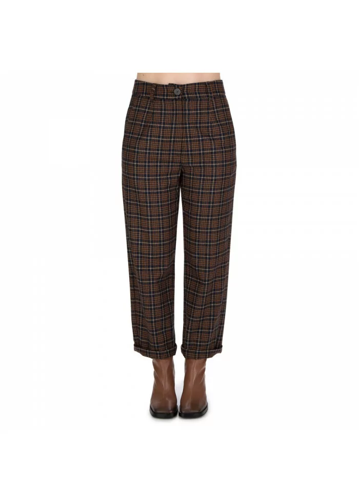 SOLOTRE | PANTALONI LANA MARRONE Sconto