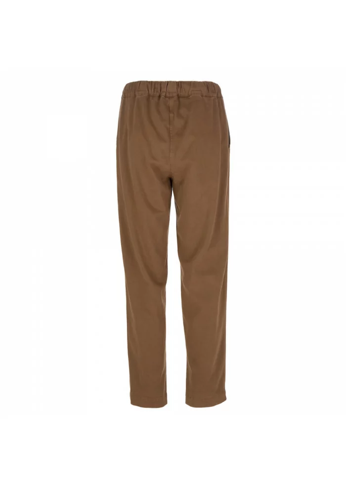 SEMICOUTURE | PANTALONI JOGGER VITA ALTA MARRONE Offerta