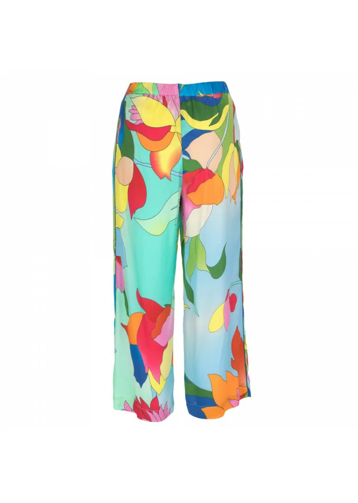 PANTALONI DONNA SEMICOUTURE | Y2ST34 FLW08 MULTICOLORE Saldi