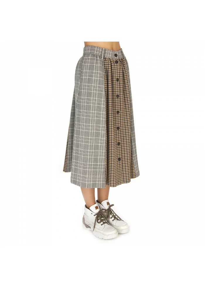GONNA DONNA SEMICOUTURE | Y9AI24 BIANCO BEIGE NERO MARRONE Moda