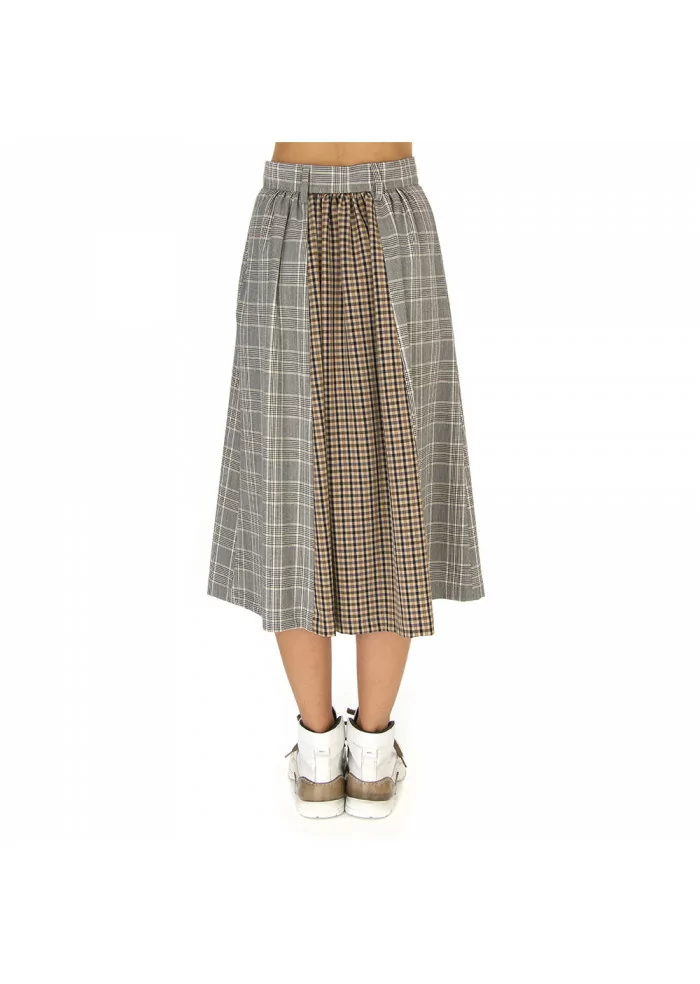 GONNA DONNA SEMICOUTURE | Y9AI24 BIANCO BEIGE NERO MARRONE Moda