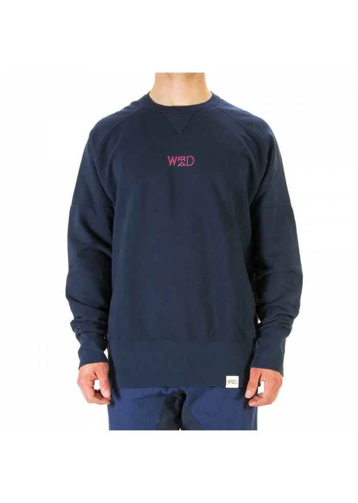 ABBIGLIAMENTO UNISEX FELPA 100% COTONE ORGANICO NAVY BLU WRAD Sconto di tempo limitato