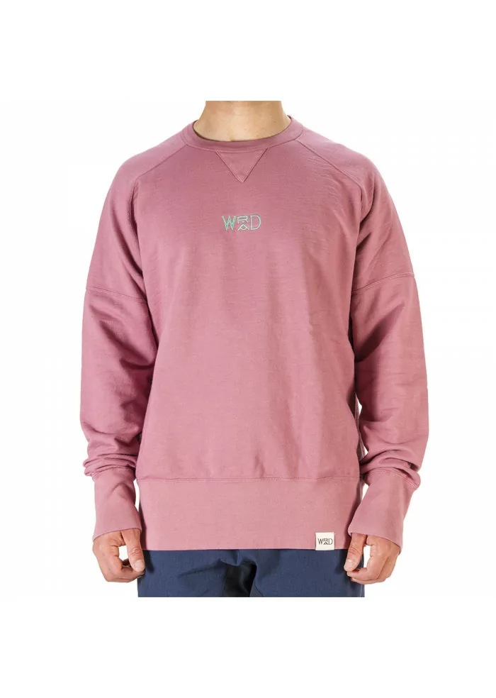 ABBIGLIAMENTO UNISEX FELPA 100% COTONE ORGANICO ROSA ANGURIA WRAD Negozio online di fabbrica