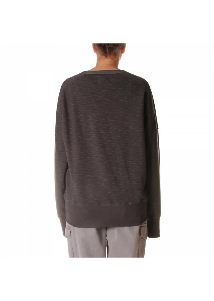 ABBIGLIAMENTO UNISEX FELPA COTONE ORGANICO LOGO GRIGIO WRAD Comprare a buon mercato
