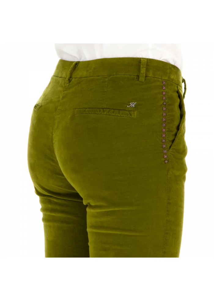 MASON'S | PANTALONI DONNA "NEW YORK" VERDE Black Friday