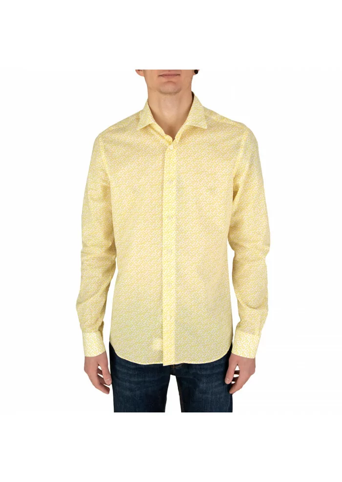 MASTRICAMICIAI | CAMICIA COTONE LUCA GIALLO Offerta San Valentino