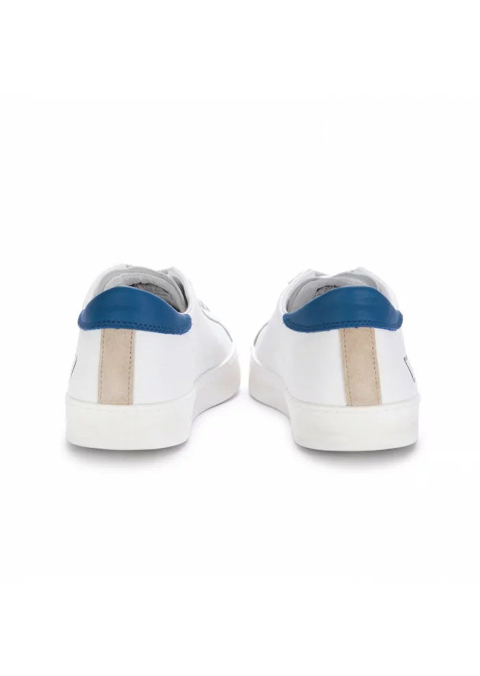 D.A.T.E. | SNEAKERS BASSE IN PELLE HILL CALF BIANCO BLU Online Outlet