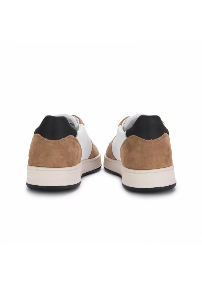 D.A.T.E. | SNEAKERS COURT IN PELLE MARRONE BIANCO Offerta temporanea