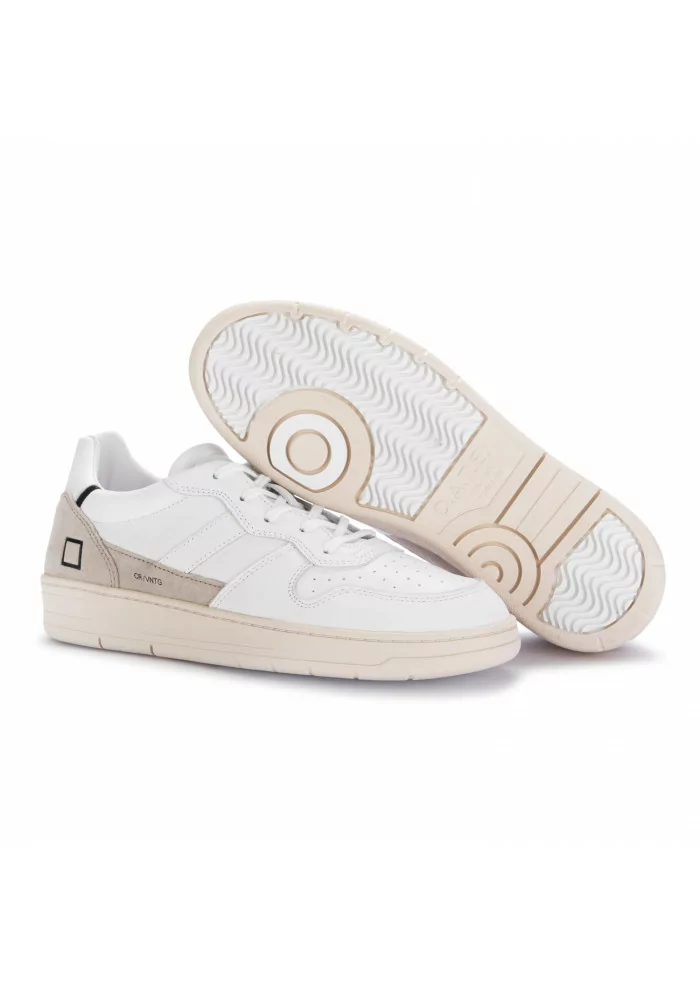 D.A.T.E. | SNEAKERS COURT 2.0 VINTAGE BIANCO BEIGE Offerte esclusive