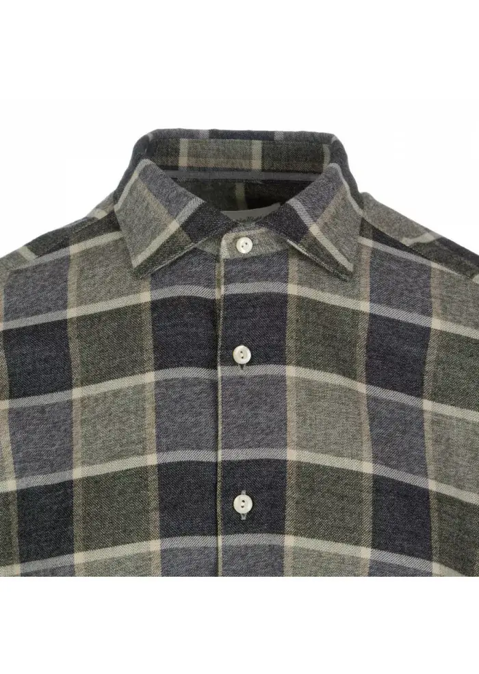 TINTORIA MATTEI 954 | CAMICIA COTONE GRIGIO Enormi risparmi