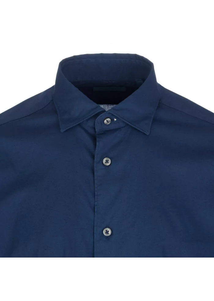 MASTRICAMICIAI | CAMICIA COTONE BLU Sconti VIP