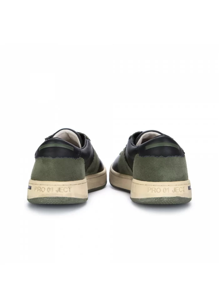 PRO 01 JECT | SCARPE SNEAKERS PELLE SCAMOSCIATA VERDE Prezzo basso
