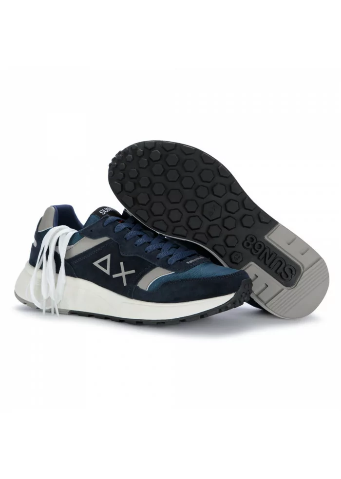 SUN68 | SNEAKERS UOMO DADDY 07 BLU LACCI DI RICAMBIO Ritorno libero