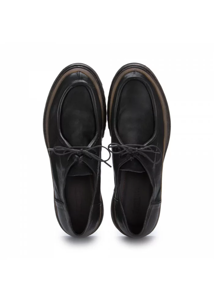 PAWELK'S | SCARPE ALLACCIATE BANDA IN PELLE NERO Latest stili