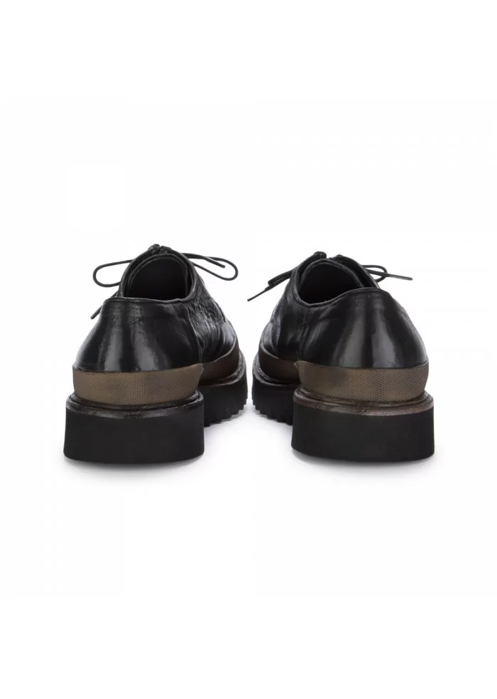 PAWELK'S | SCARPE ALLACCIATE BANDA IN PELLE NERO Latest stili