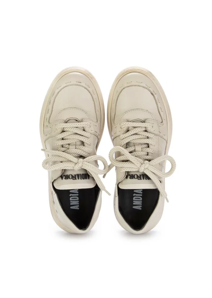 ANDIA FORA | SNEAKERS LEA PELLE GRIGIO CHIARO Fino al 55% di sconto