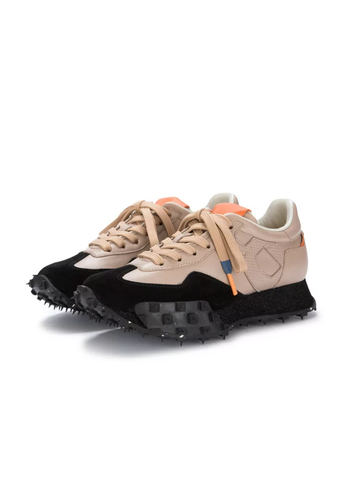 BARRACUDA | SNEAKERS PELLE CAMOSCIO ROSA NUDE NERO Solo un giorno rimasto