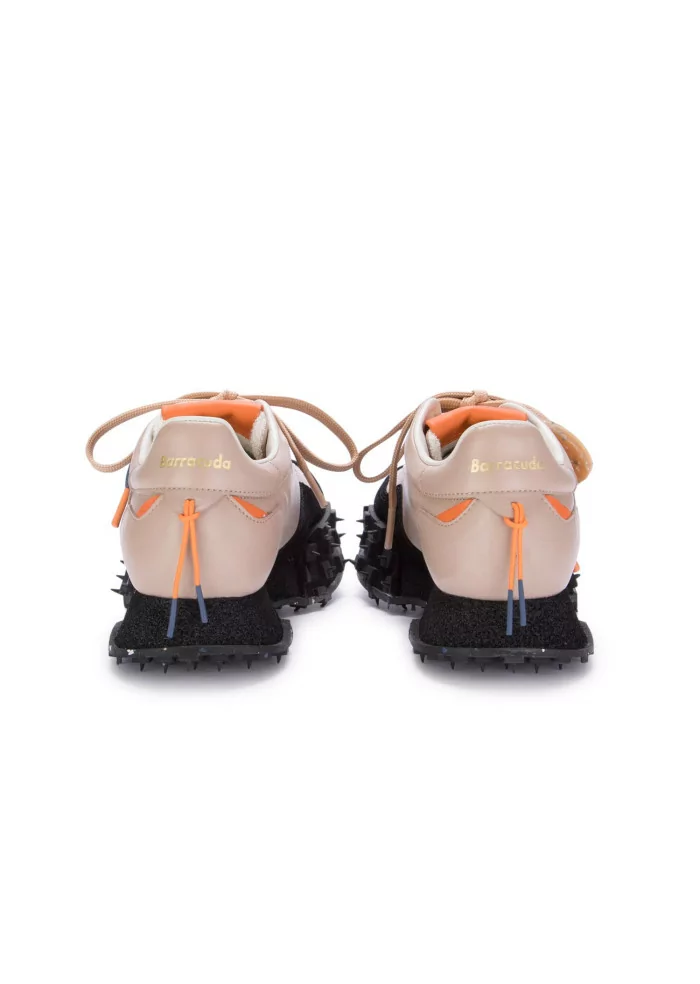 BARRACUDA | SNEAKERS PELLE CAMOSCIO ROSA NUDE NERO Solo un giorno rimasto