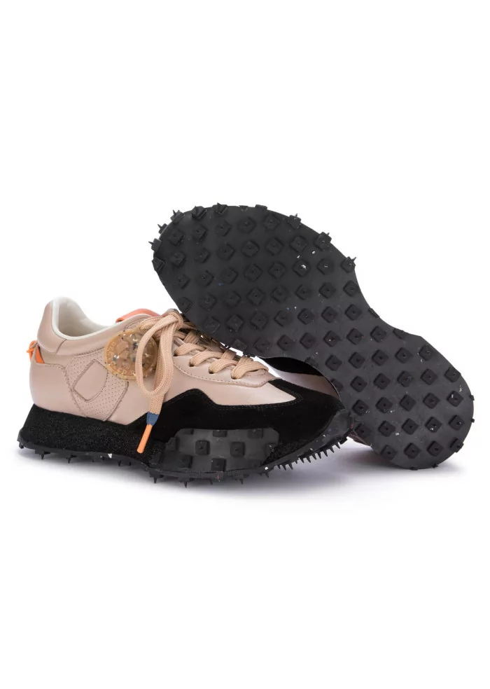 BARRACUDA | SNEAKERS PELLE CAMOSCIO ROSA NUDE NERO Solo un giorno rimasto