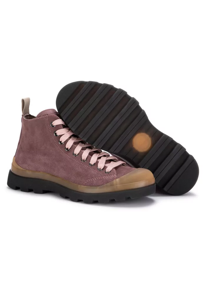 PANCHIC | TRONCHETTI ALLACCIATI CAMOSCIO VIOLA Officina