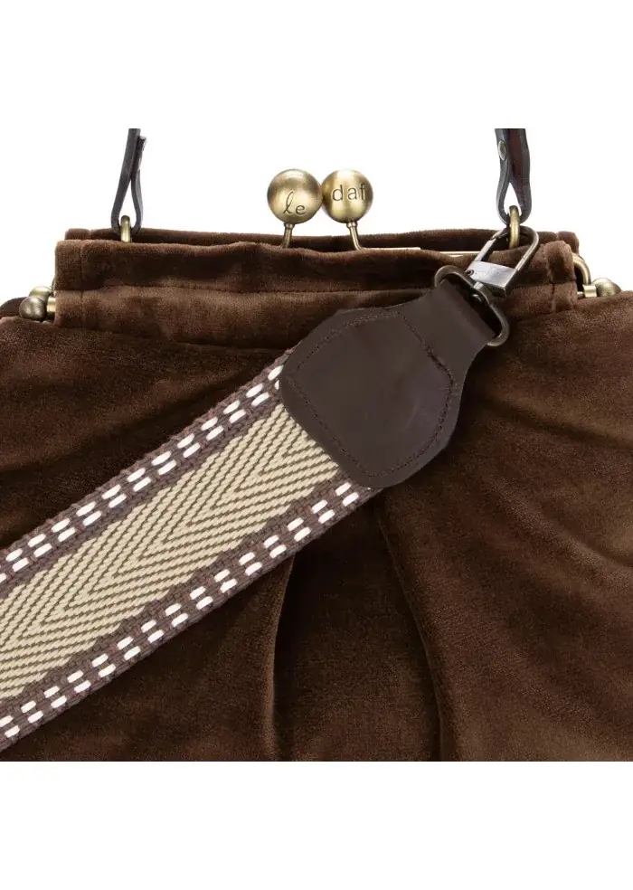 LE DAF | BORSA A MANO SCATTO INGHILTERRA MARRONE Esporta salva