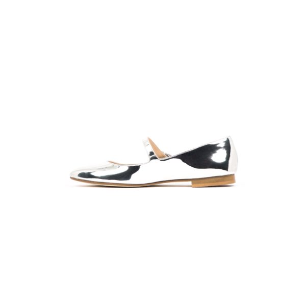 ﻿Prosperine Ballerina “Bebè” da Donna Effetto Specchio con Laccio In Vendita