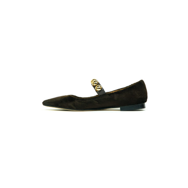 Prosperine Ballerina da Donna con Fascia e Borchie Negozio