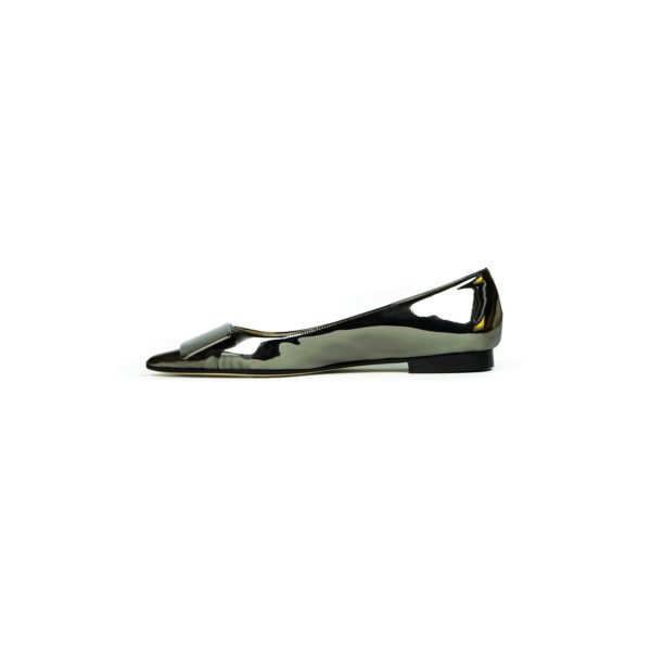 Prosperine Ballerina da Donna Effetto Specchio con Placca Nuova