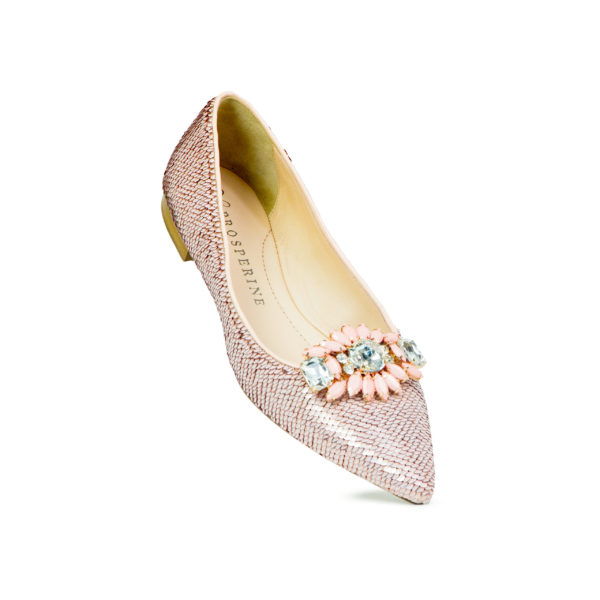 Prosperine Ballerina da Donna in Pailettes Rosa Soddisfazione Garantita