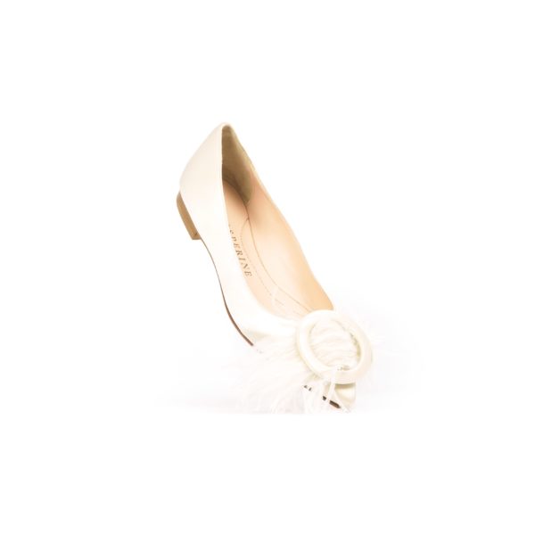 Prosperine Ballerina da Donna in Raso con Piume Promozione Limitata
