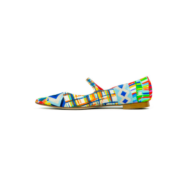 Prosperine Ballerina da Donna in Tessuto Multicolor Convenienza