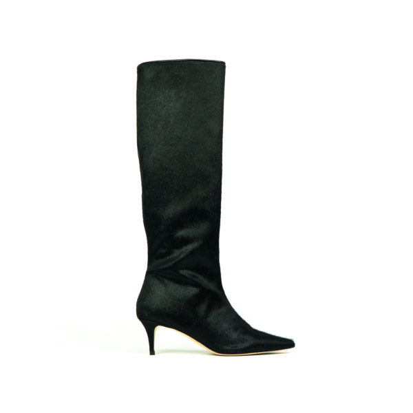 Prosperine Stivale Lungo da Donna in Cavallino Nero