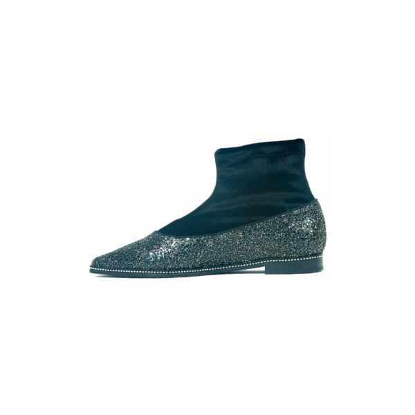 Prosperine Stivaletto da Donna in Tessuto Glitter Qualità